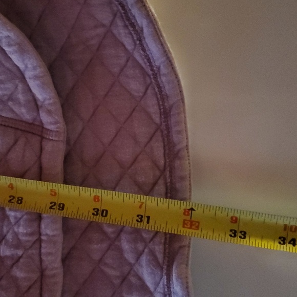 Womens Duluth Trading Quilted Funnelneck Tunic Pullover Size Small Big Pocket - Picture 9 of 9